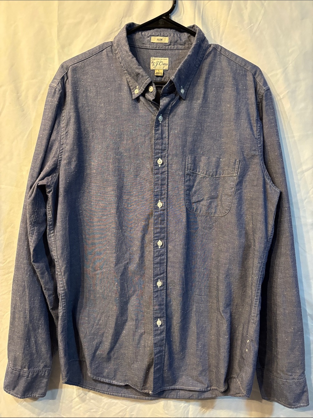 J. Crew Blue Button-Down Oxford Shirt